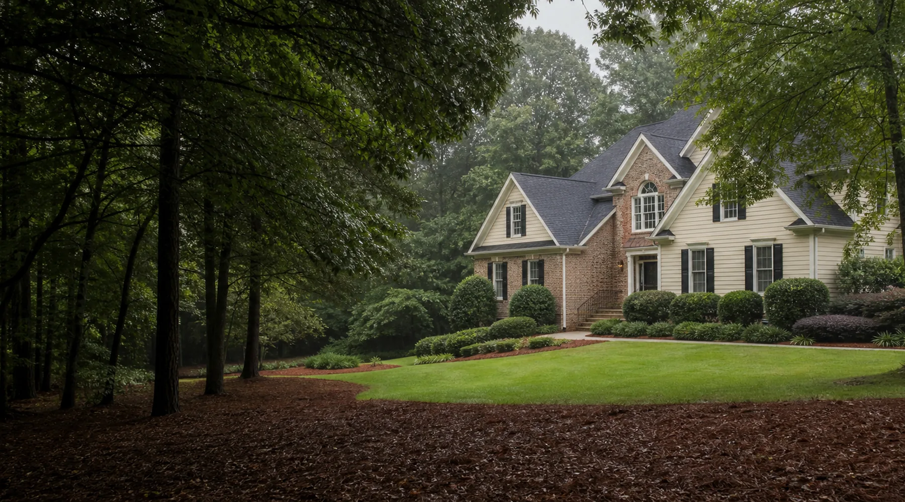 A believable Roswell-area home suited to deck building planning